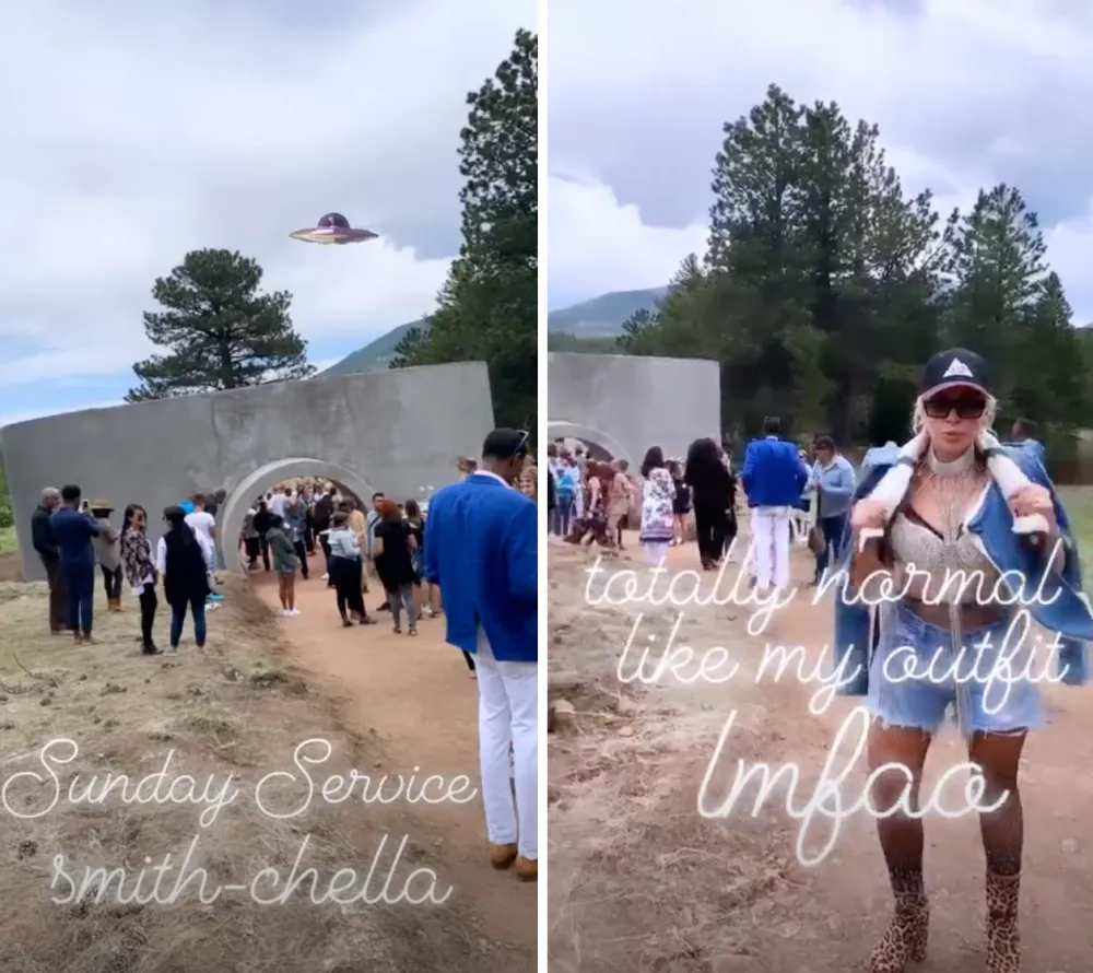 Joyce-Bonelli-Attends-Kanye-West&rsquo;s-Sunday-Services