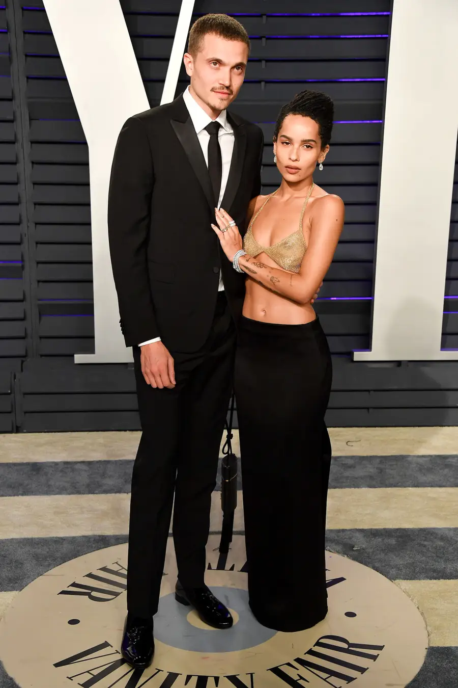 Karl Glusman and Zoë Kravitz Multiple Wedding Ceremonies