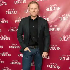 Kevin McKidd Wearing Blue Jeans and Boots and Wife Arielle Goldrath Give Birth