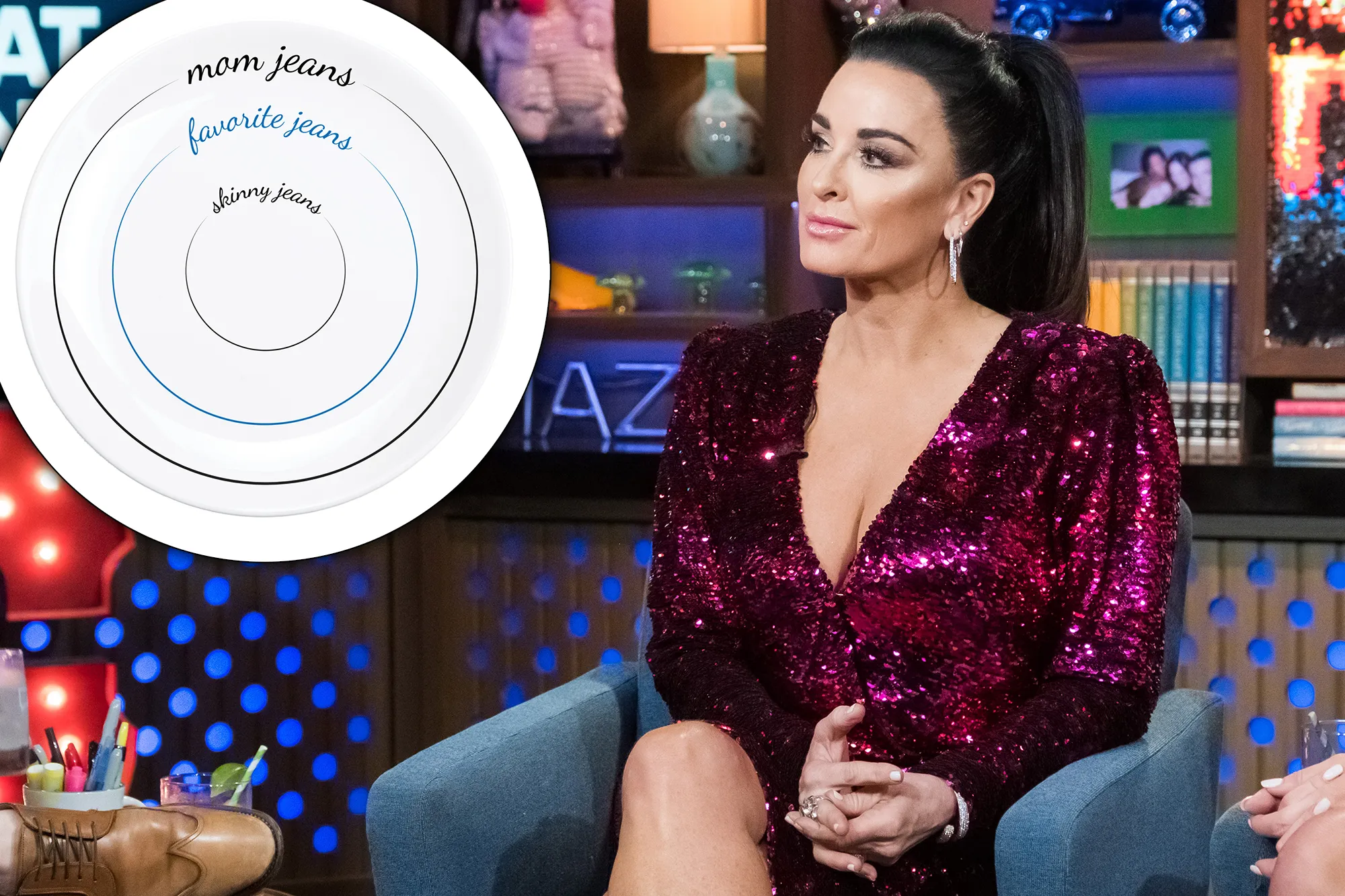 Kyle Richards On Portion-Control Plates