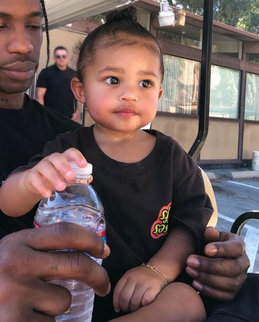 Kylie Jenner and Travis Scott Take Daughter Stormi On Adventure