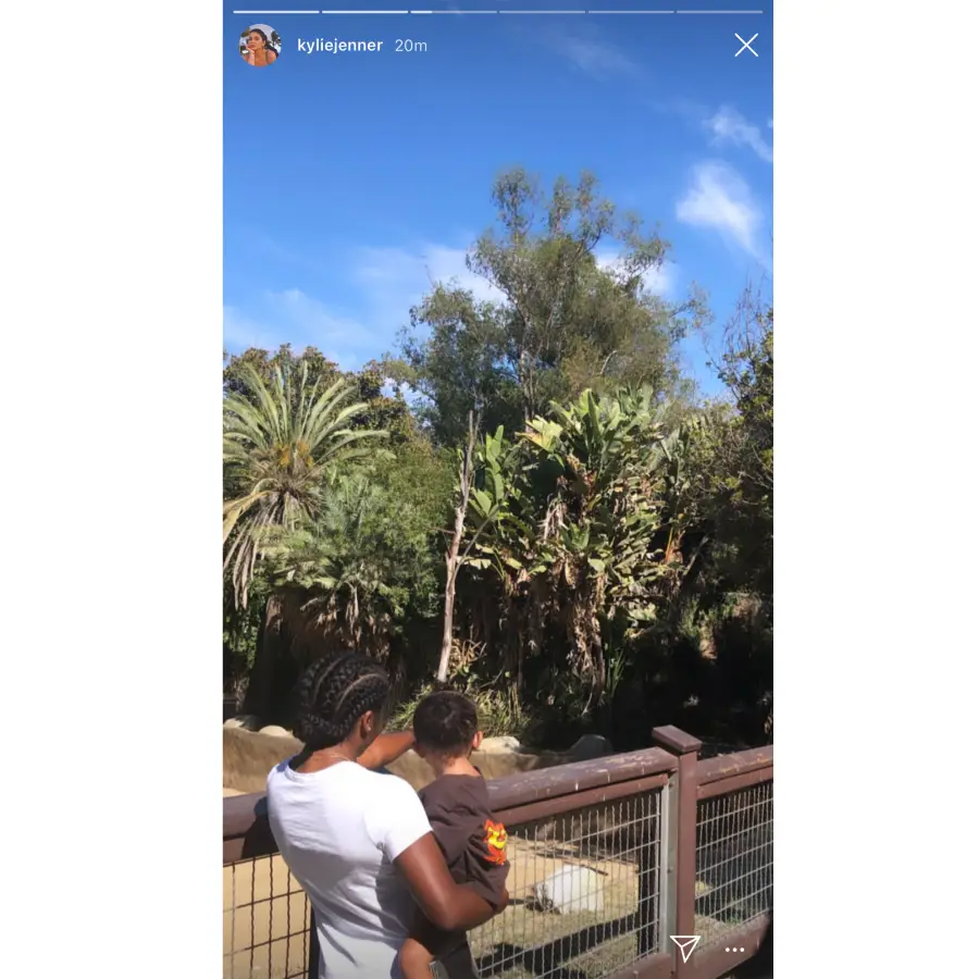 Kylie Jenner and Travis Scott Take Daughter Stormi On Adventure