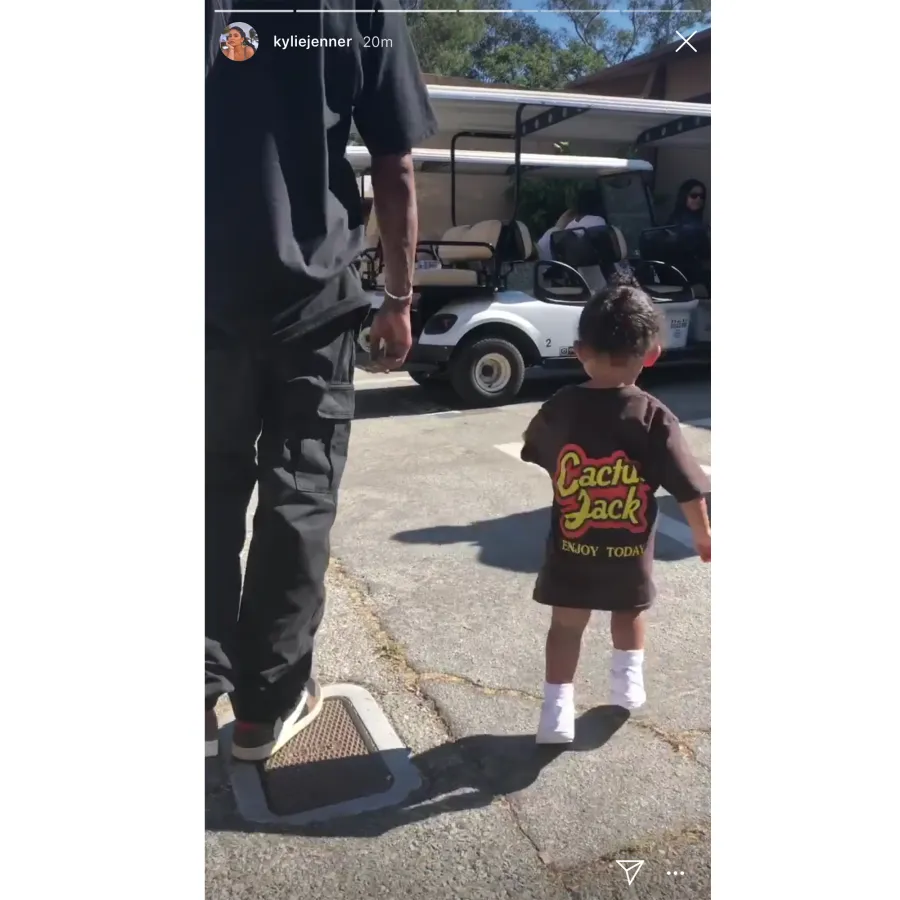 Kylie Jenner and Travis Scott Take Daughter Stormi On Adventure