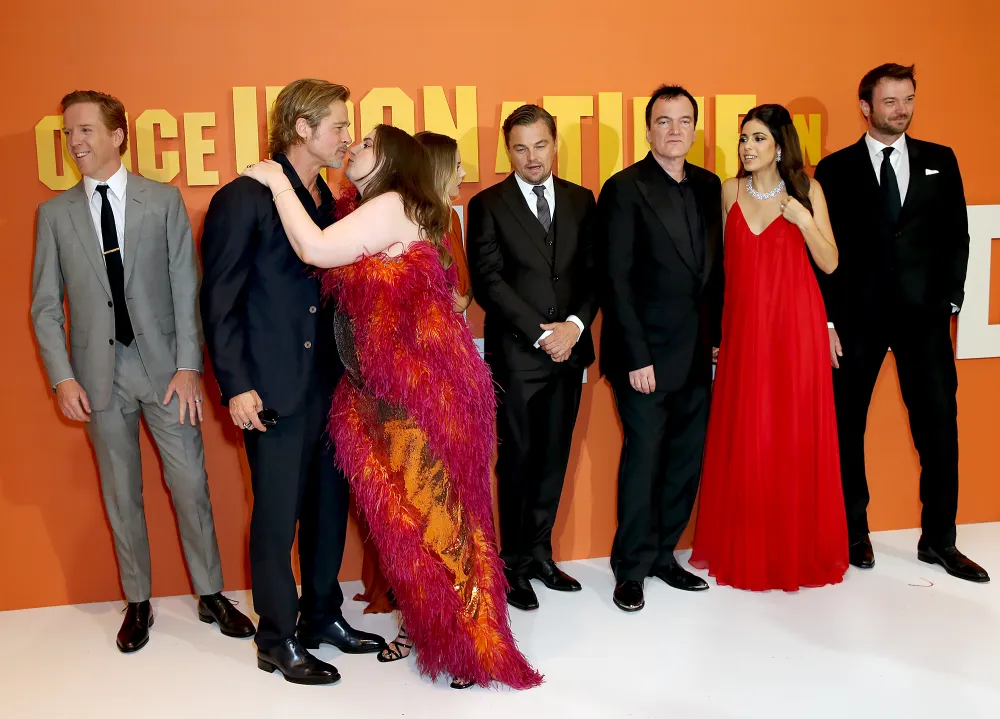 Lena-Dunham-Awkwardly-Kisses-Brad-Pitt-on-the-Mouth