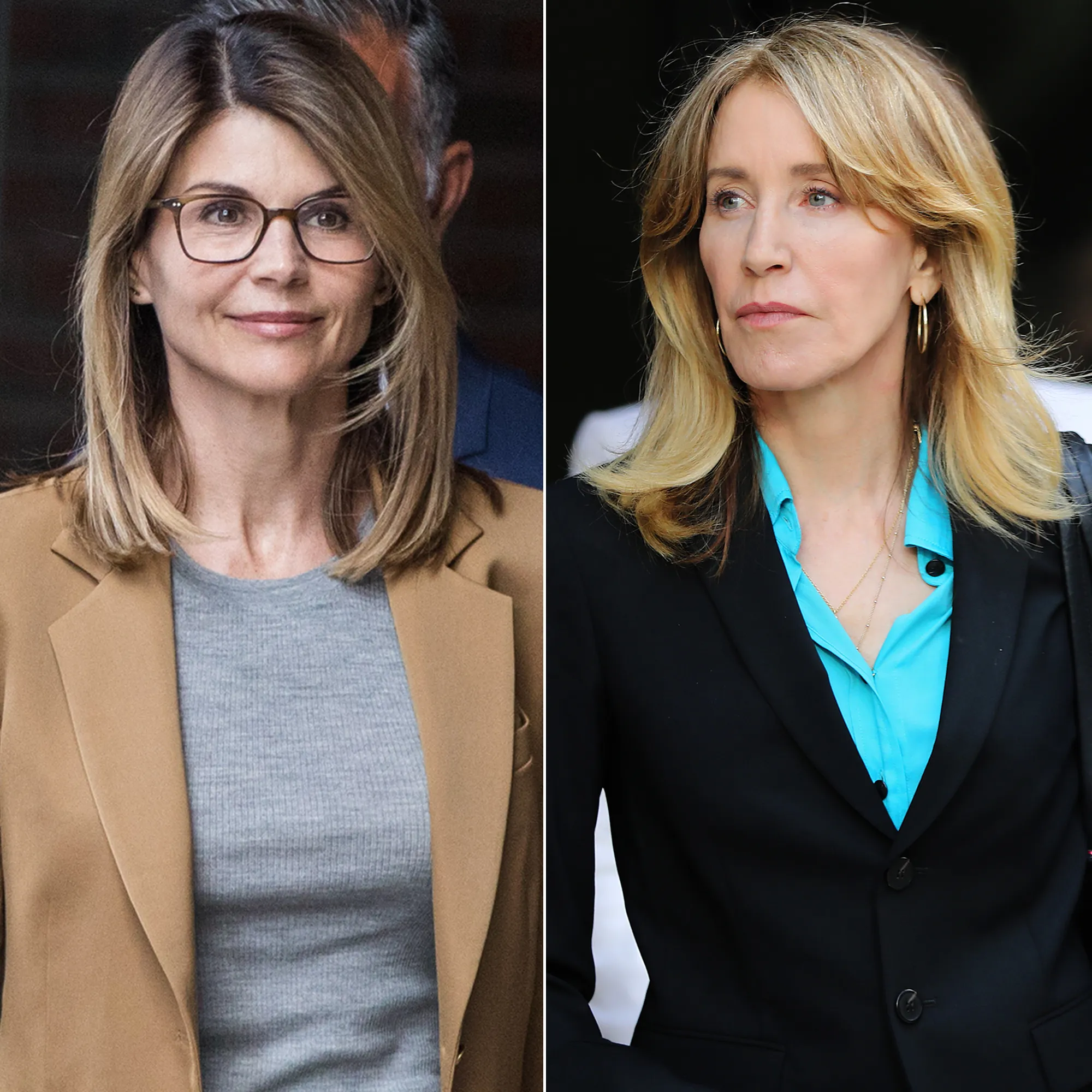 Lori Loughlin Felicity Huffman Court