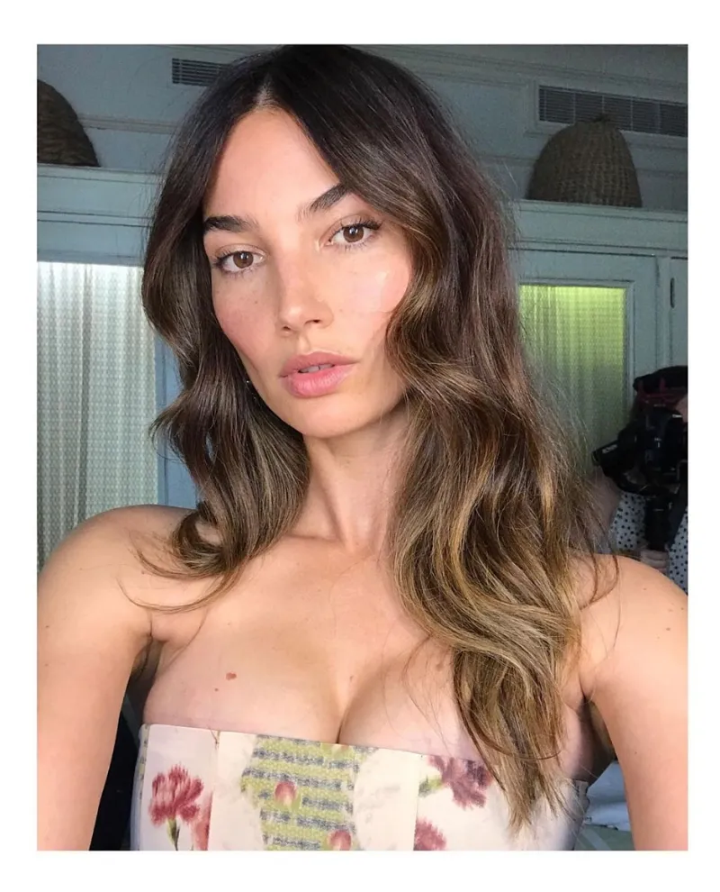 Lily Aldridge New Hair Color