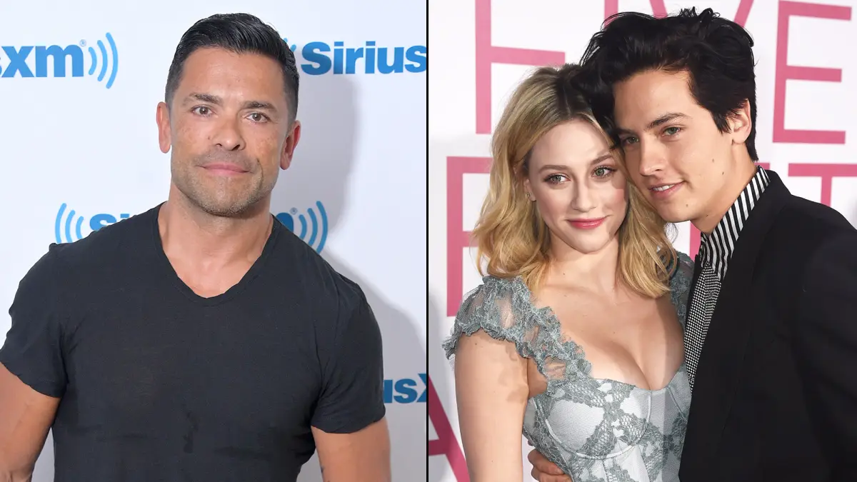 Mark Consuelos Lili Reinhart and Cole Sprouse
