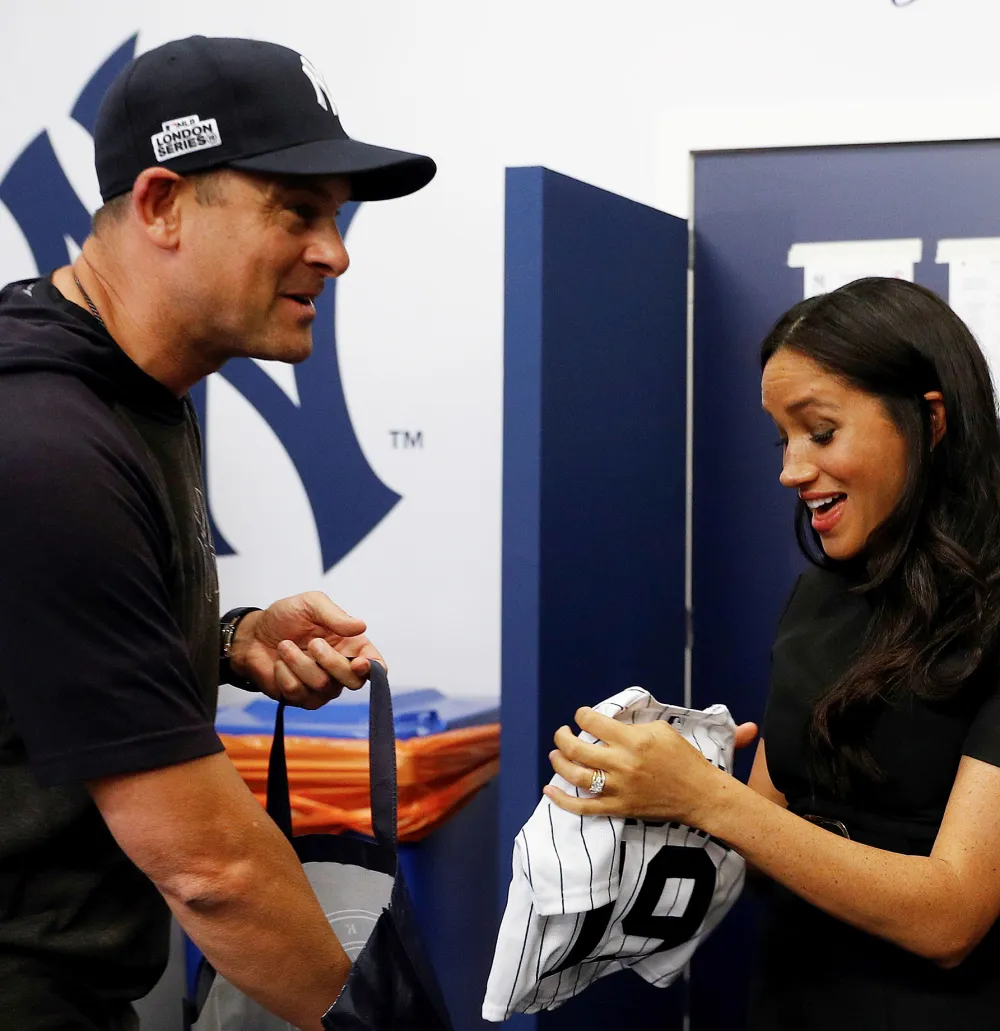 Meghan Markle Diamond Band Boston Red Sox vs. New York Yankees