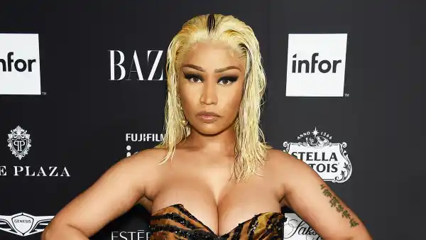 Nicki Minaj Animal Print Dress September 7, 2018