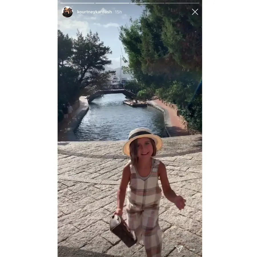 Penelope Disick Plaid Outfit Fedora