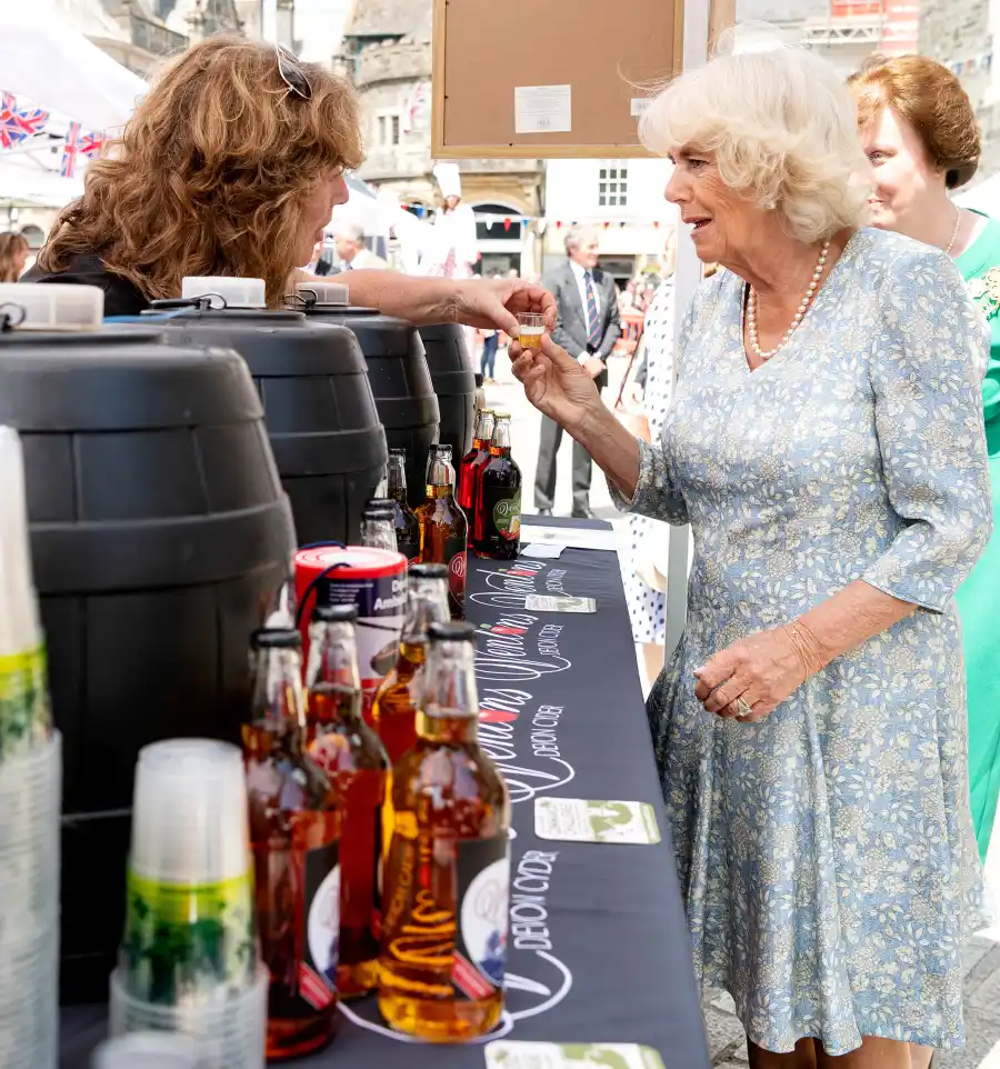 Prince Charles Duchess Camilla Eat Up on Latest Trip