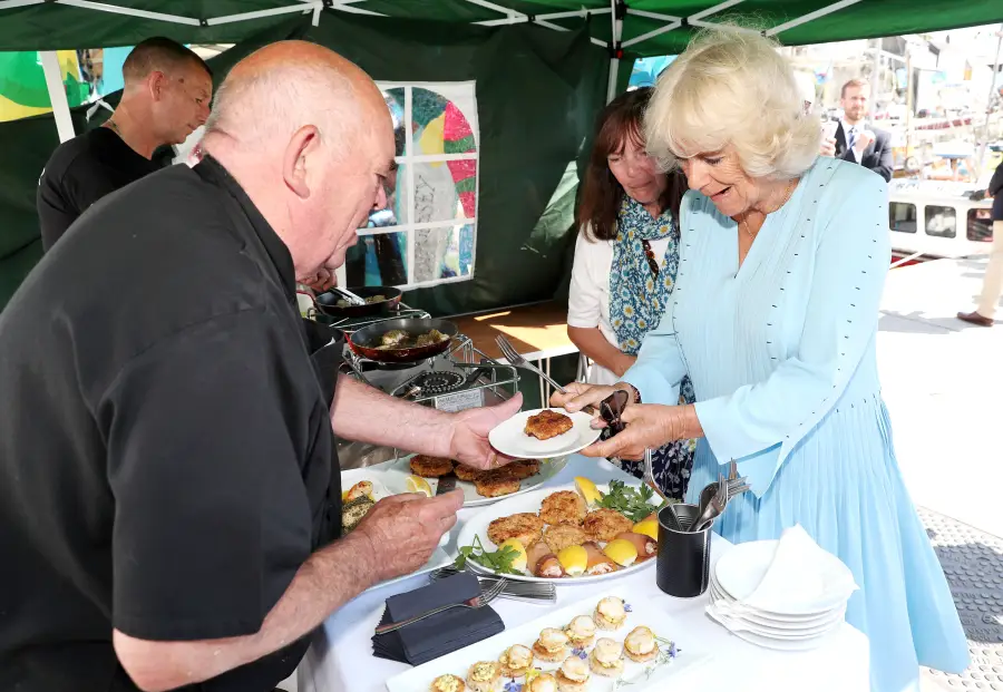 Prince Charles Duchess Camilla Eat Up on Latest Trip