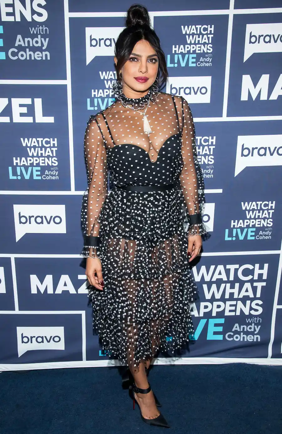 Priyanka Chopra Black Dress January 7, 2019