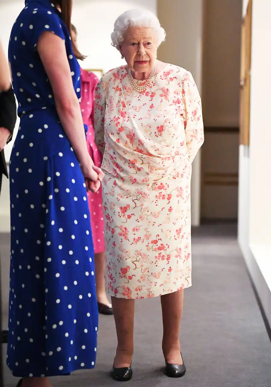 Queen Elizabeth Floral Dress July 17, 2019
