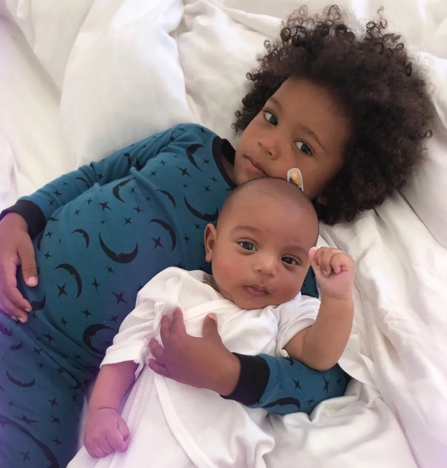 Saint and Psalm West Kardashian