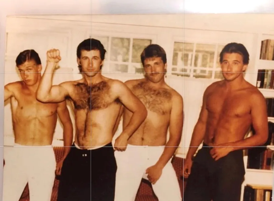 Stephen, Alec, Daniel and Billy Baldwin Celebrity Throwbacks