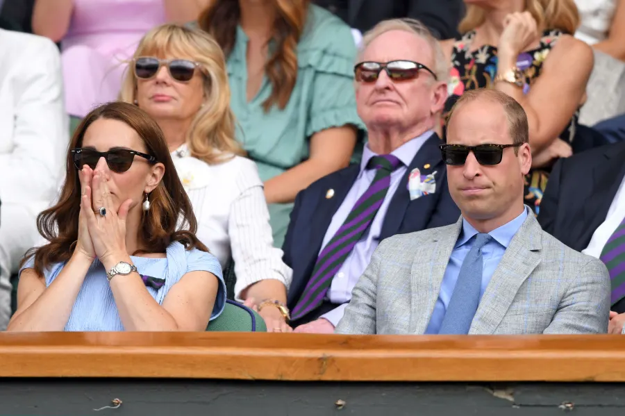 The Duke And Duchess of Cambridge at the 2019 Wimbledon Men's Singles Final