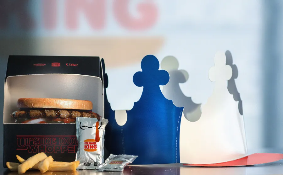 Upside Down Whopper Burger King Stranger Things