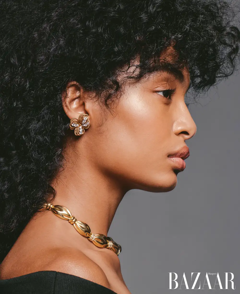 Yara Shahidi Unretouched Harper's Bazaar