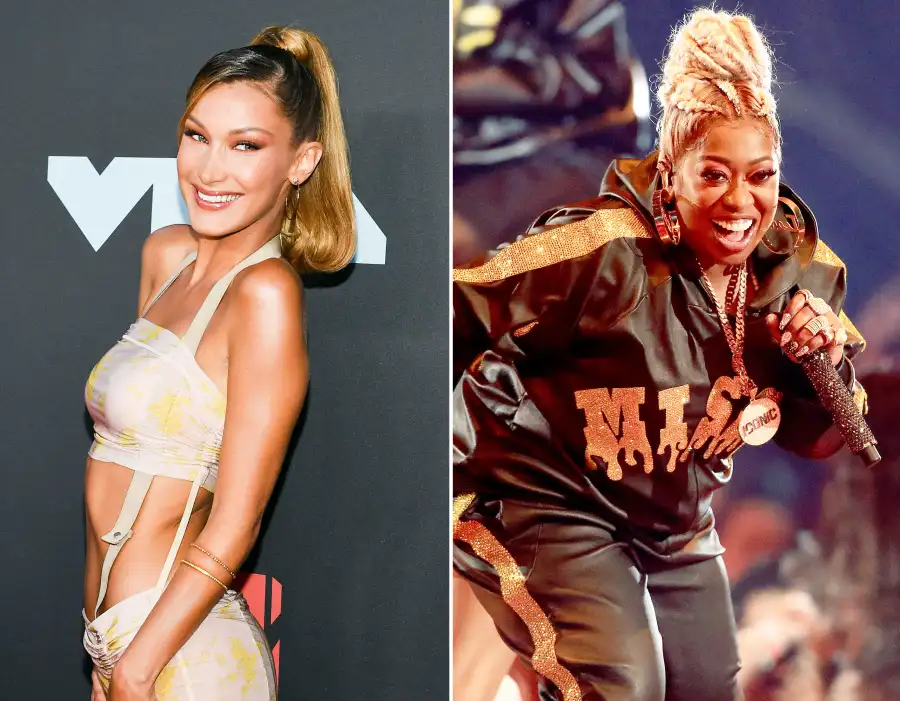 Bella Hadid and Missy Elliott What You Didn't See On TV MTV VMAs 2019