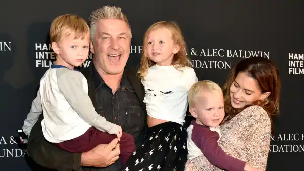 Alec Baldwin and Hilaria Baldwin with Children Rafael Carmen and Leonardo
