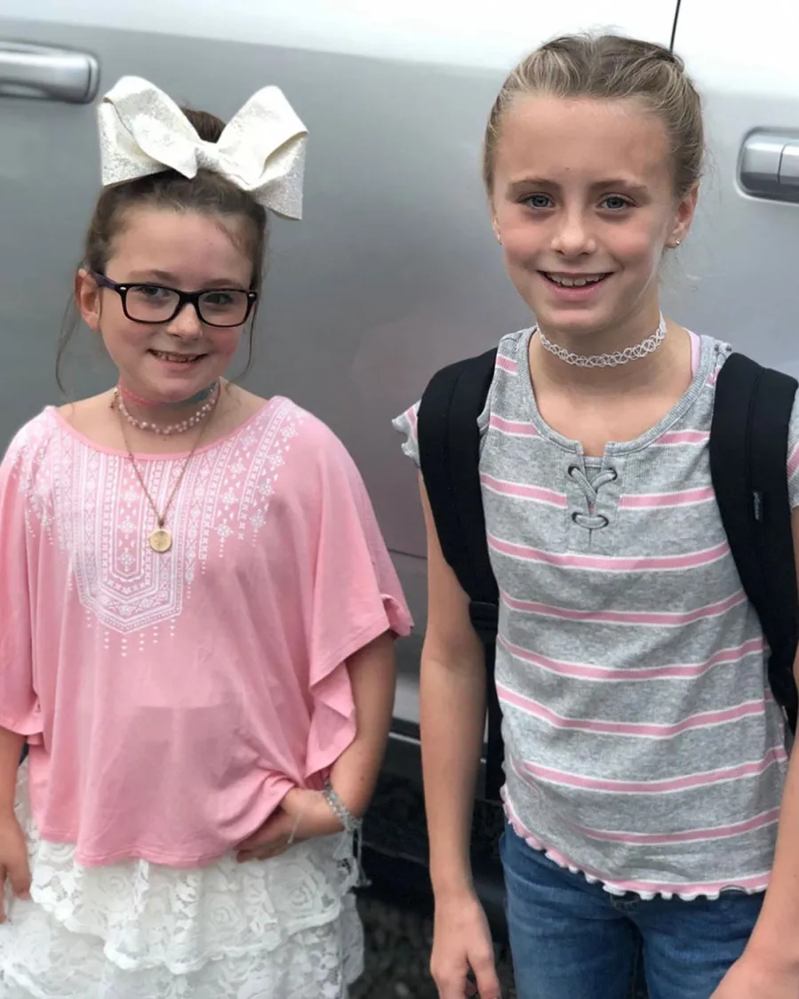 Aleeah and Aliannah Simms First Day of School