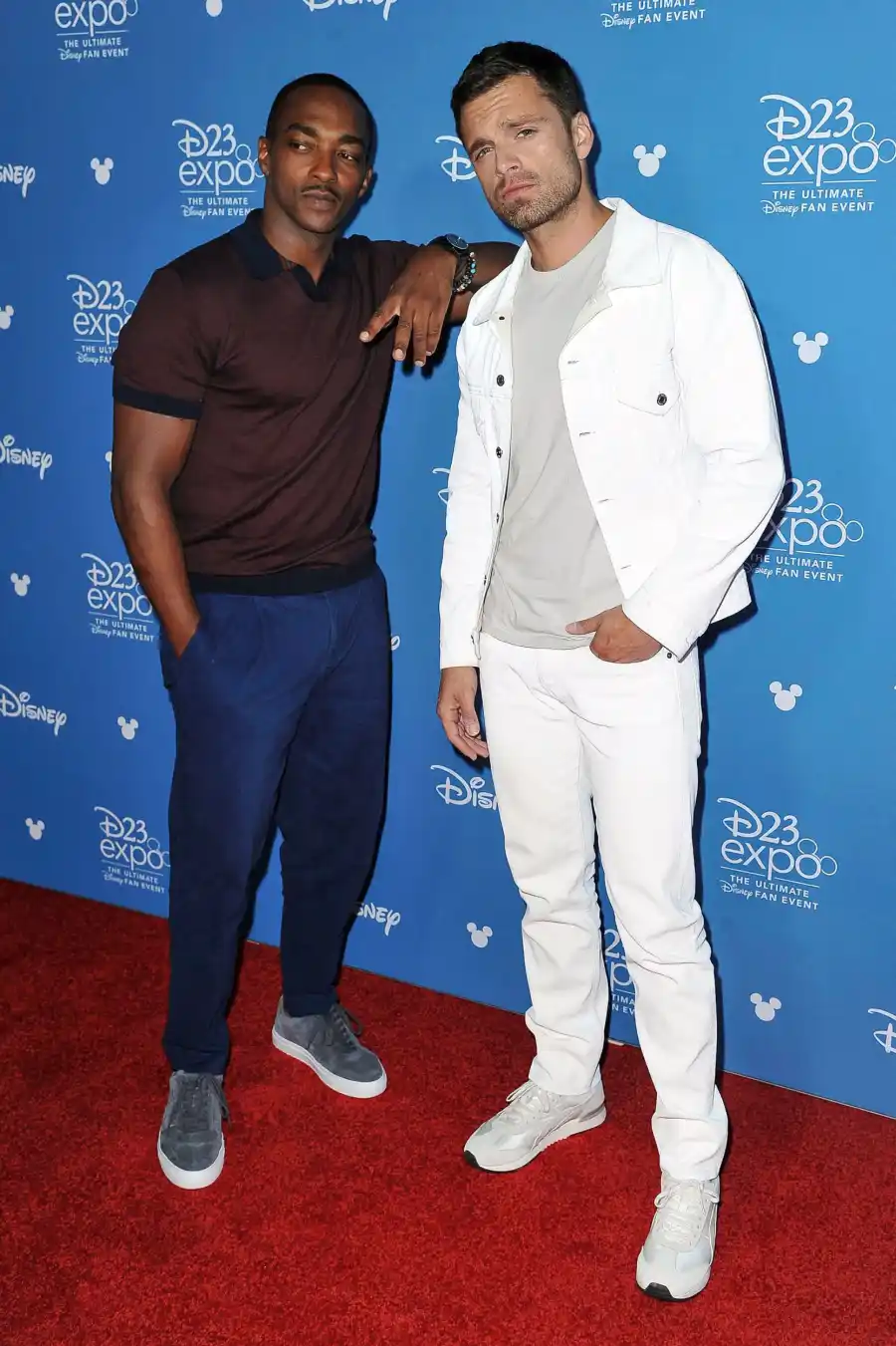 Anthony Mackie, Sebastian Stan Angelina Jolie Talks Sending Son Maddox to College, Plus More Stars at D23