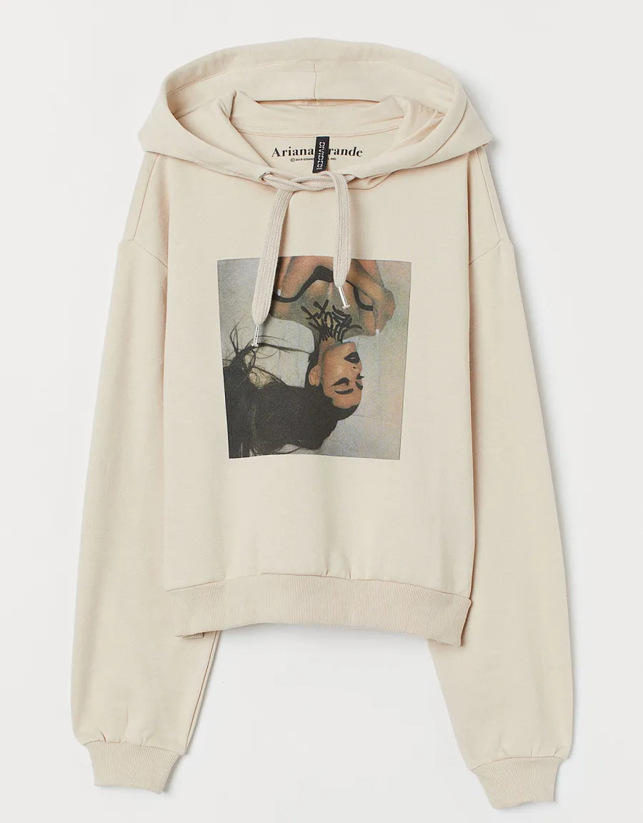 Short Hooded Sweatshirt