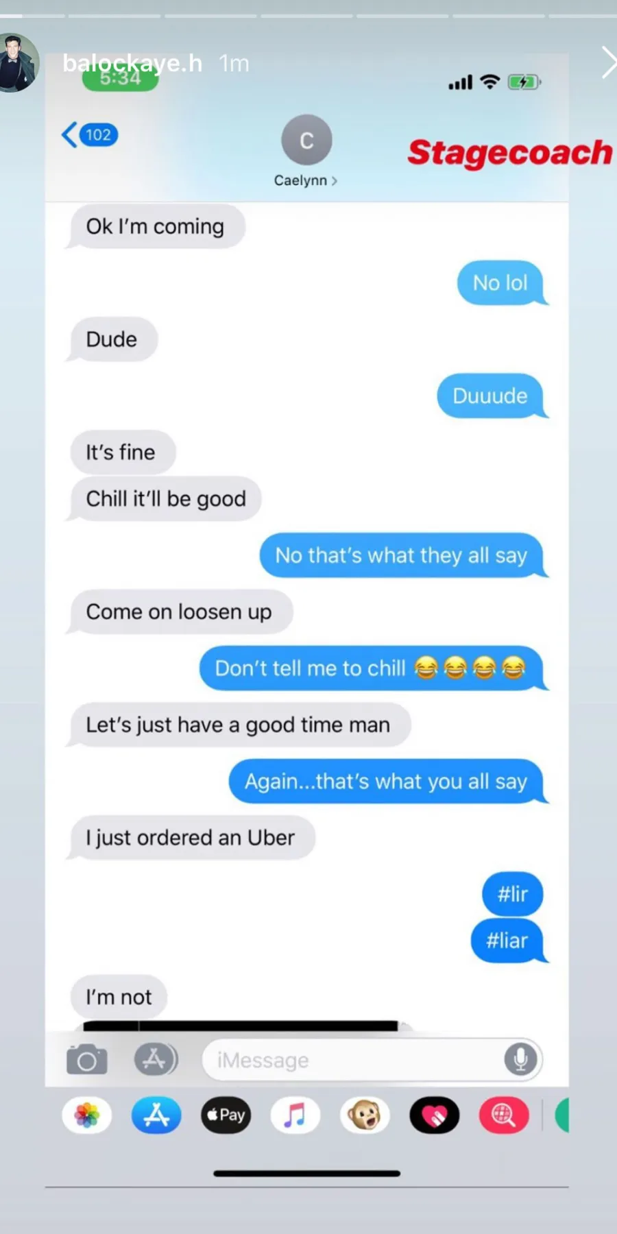 Bachelor in Paradise’s Blake Horstmann Releases His Texts With Caelynn Miller-Keyes From the Night They Had Sex