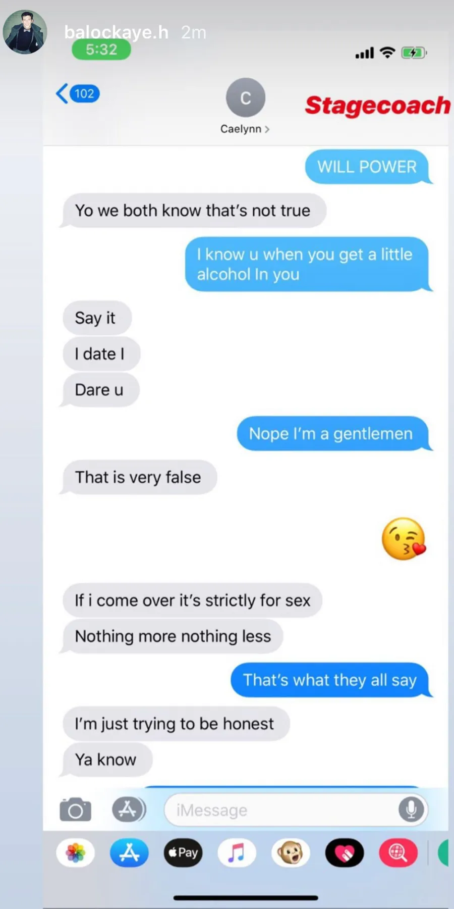 Bachelor in Paradise’s Blake Horstmann Releases His Texts With Caelynn Miller-Keyes From the Night They Had Sex