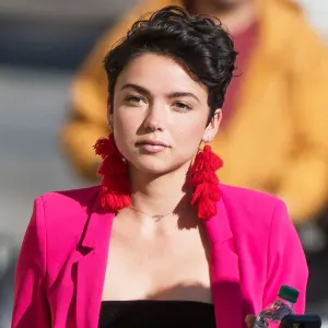Bekah Martinez Fuchsia Suit February 12, 2018