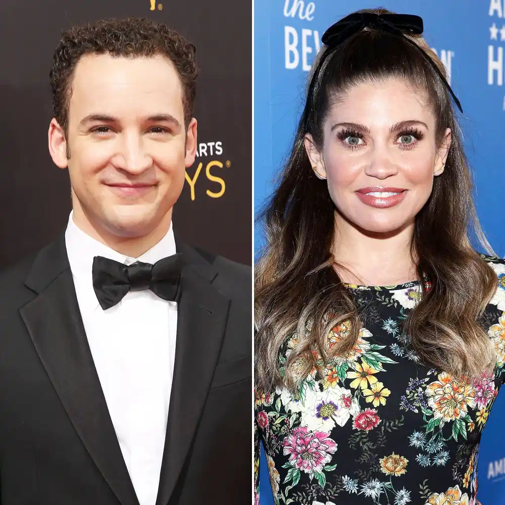 Boy Meets World&rsquo;s Ben Savage Holds Danielle Fishel&rsquo;s Newborn Son Adler