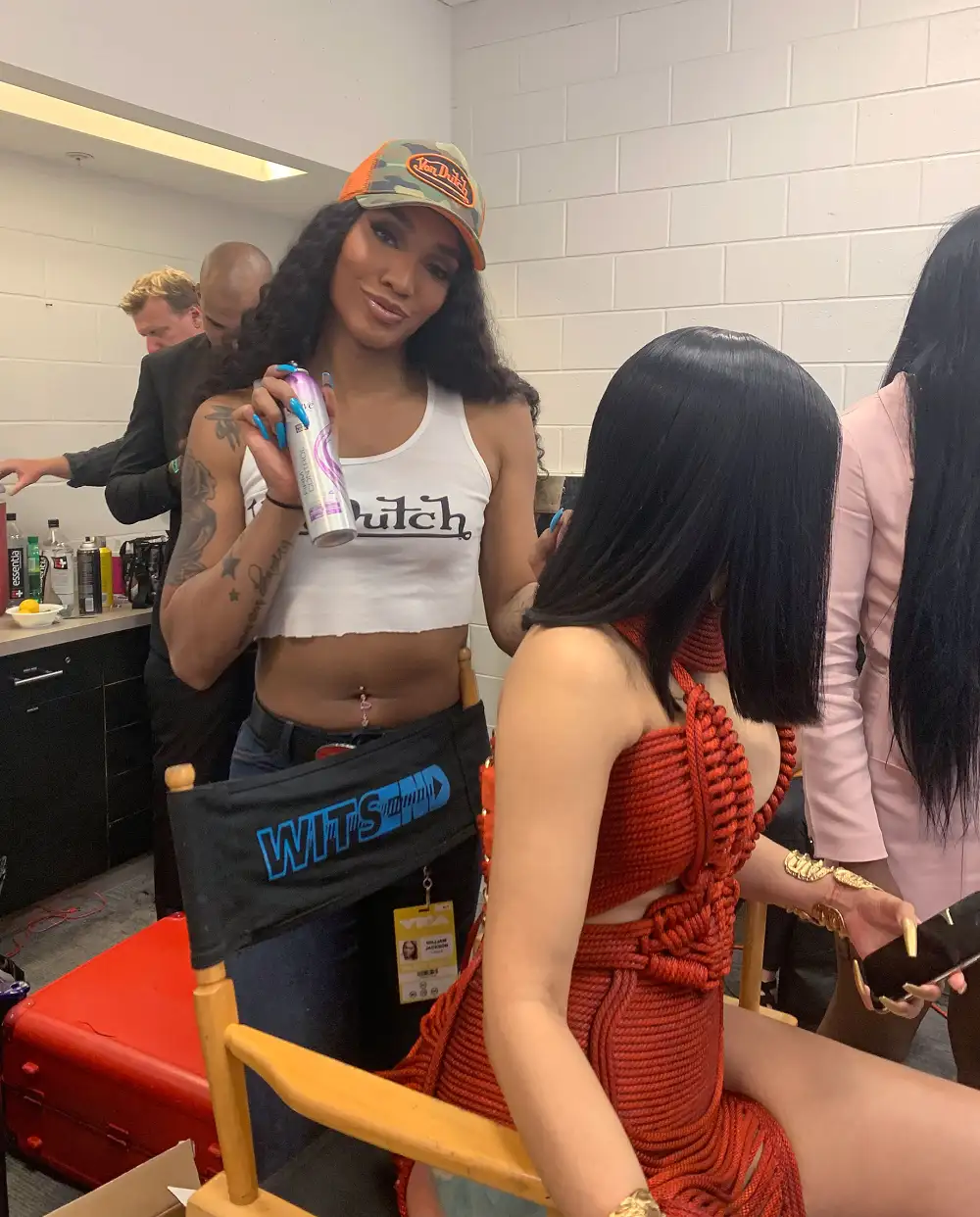 Cardi B's Hair VMAS 2019 BTS