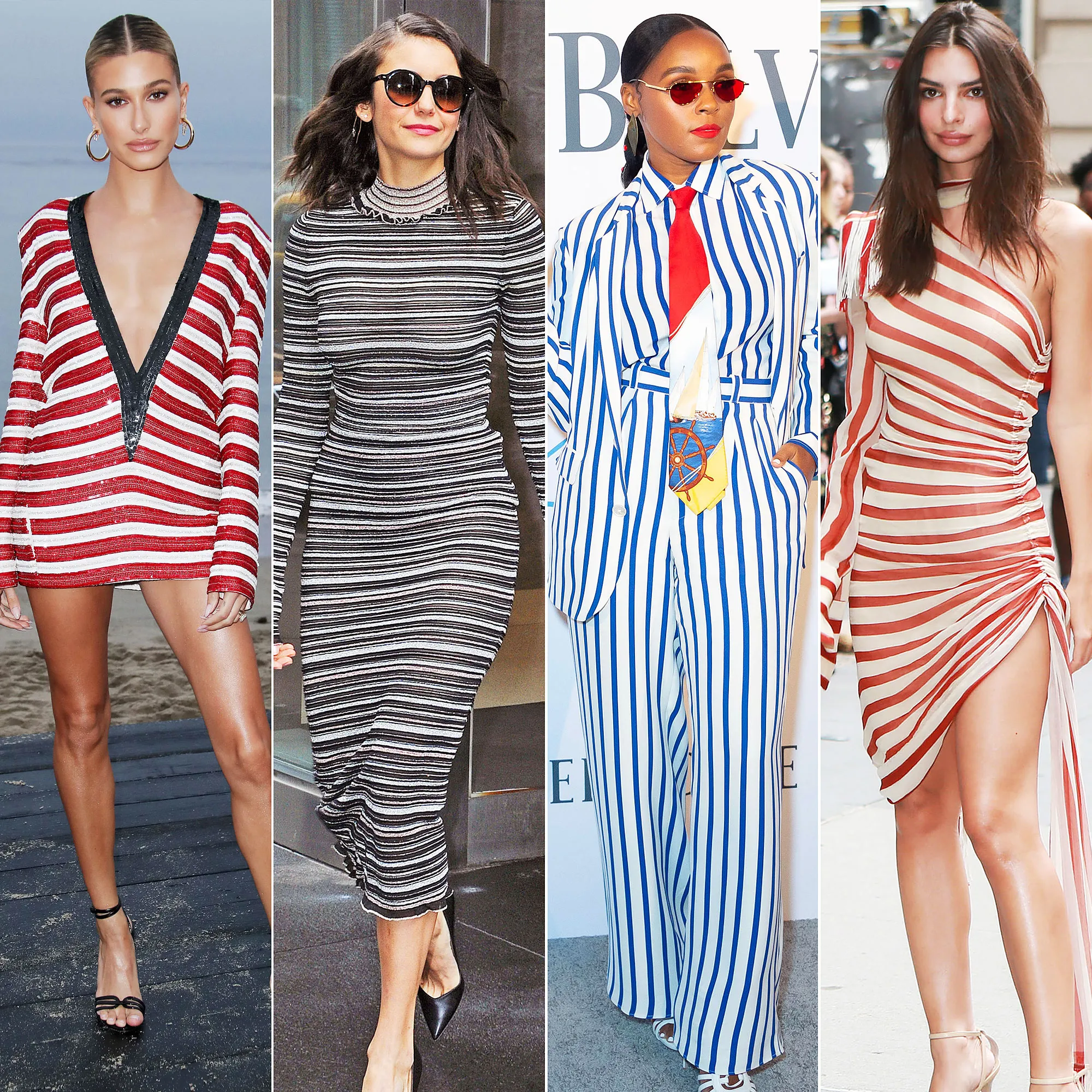 Celebs Wearing Stripes