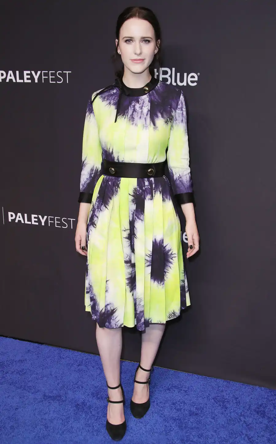 Celebs Wearing Tie-Dye - Rachel Brosnahan March 15, 2019