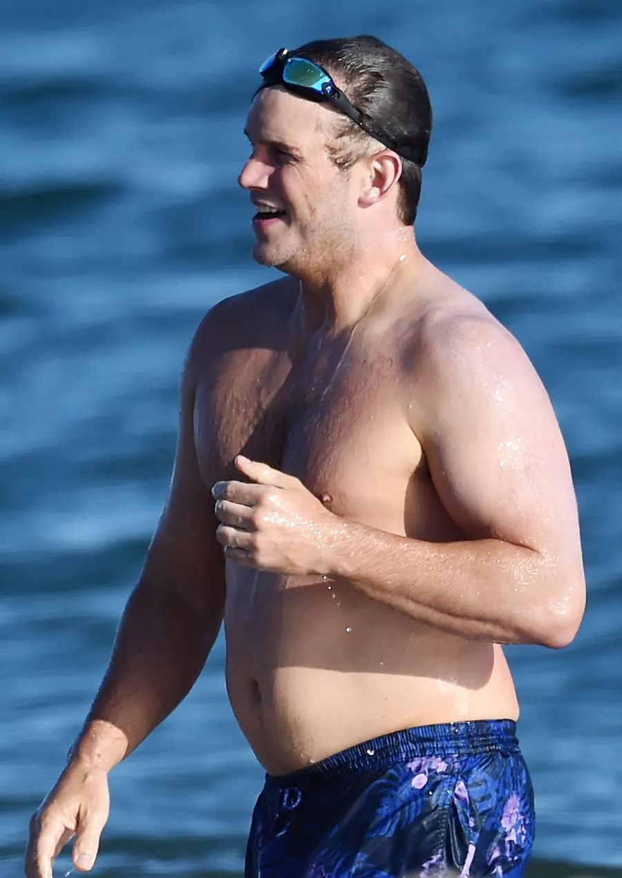Chris Pratt, Rob Lowe, and Katherine Schwarzenegger Bikini Beach Bods