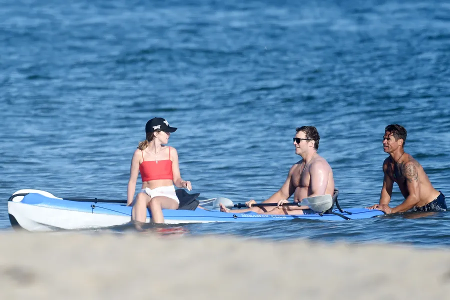 Chris Pratt, Rob Lowe, and Katherine Schwarzenegger Bikini Beach Bods