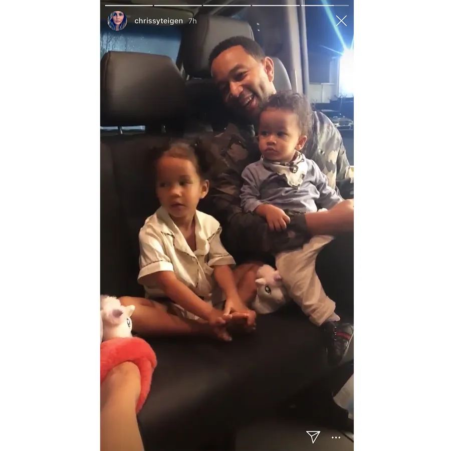 Chrissy Teigen Family Vacation Thailand Luna, John, Miles