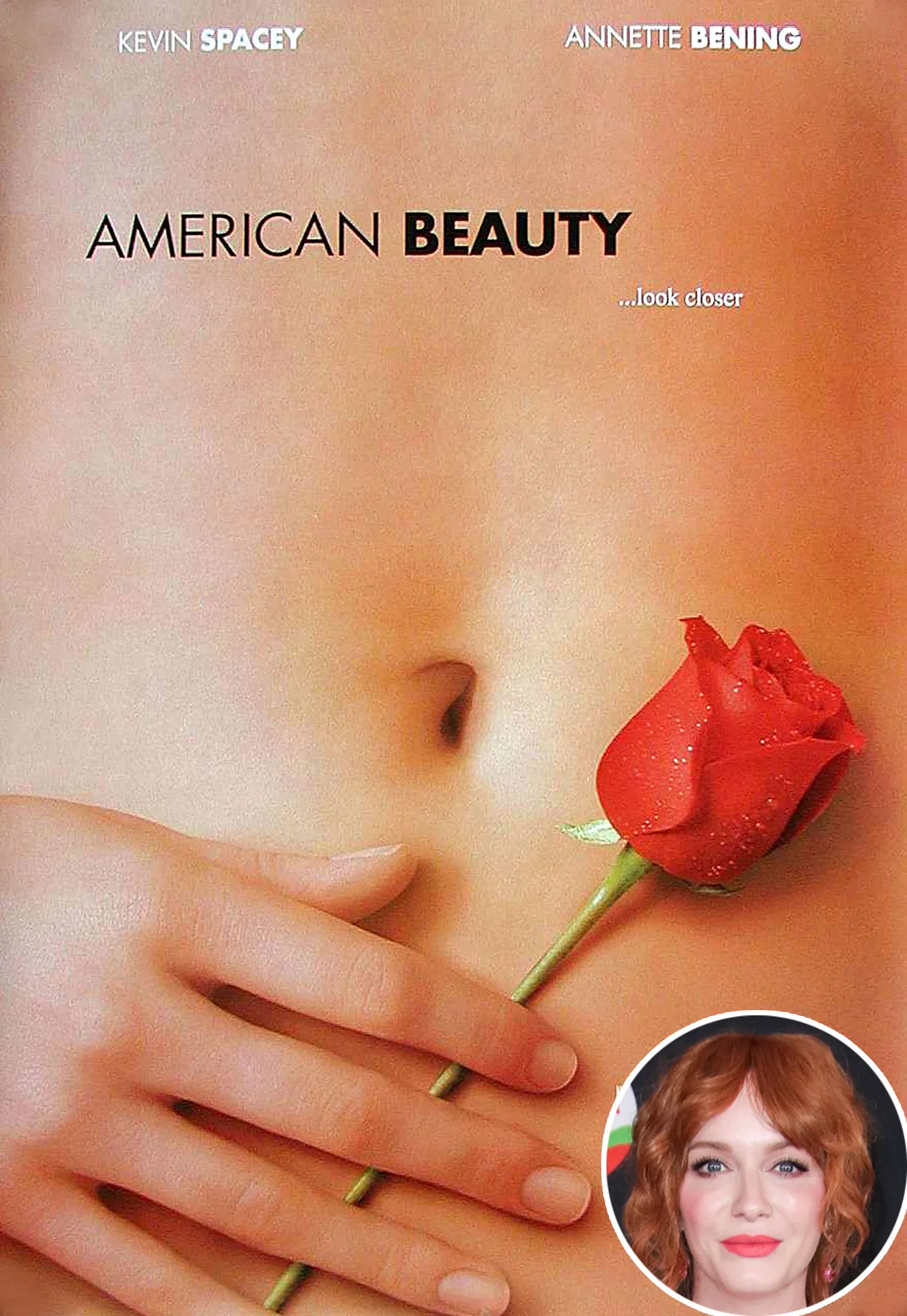 Christina Hendricks Hand on American Beauty Poster