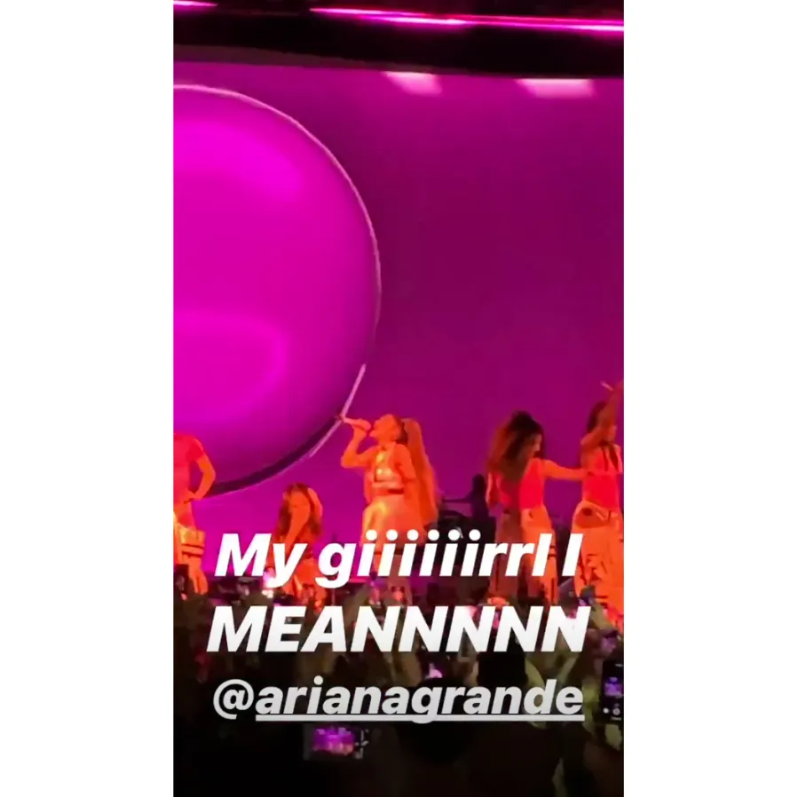 Demi-Lovato-27th-Birthday-at-Ariana-Grande-Concert