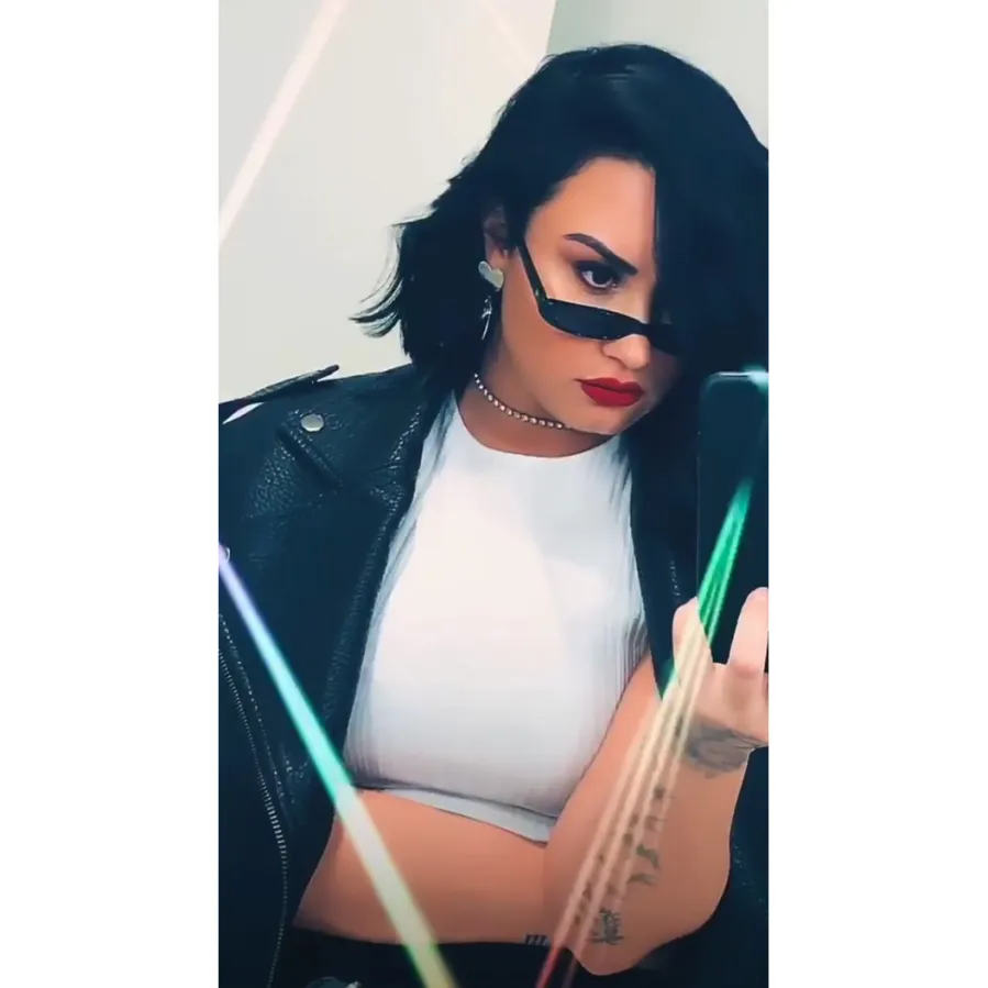 Demi-Lovato-27th-Birthday-at-Ariana-Grande-Concert