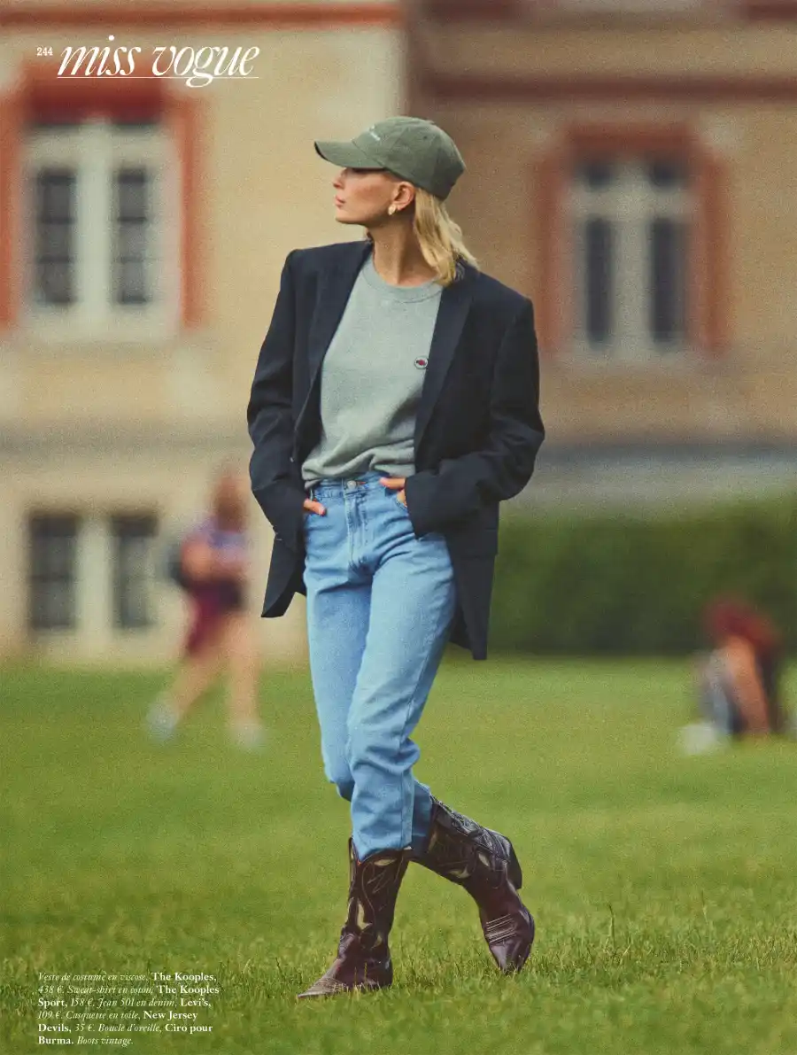Hailey Baldwin Princess Diana Vogue