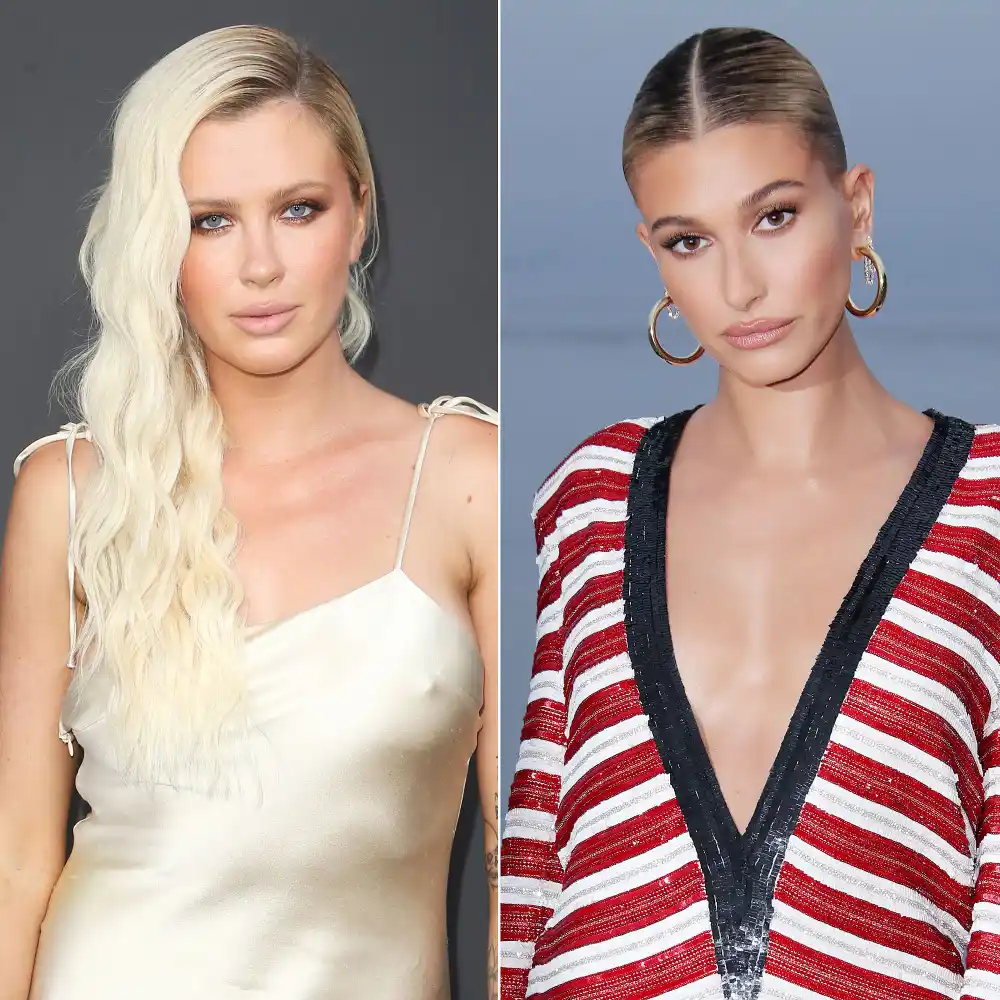 Ireland Baldwin and Hailey Bieber