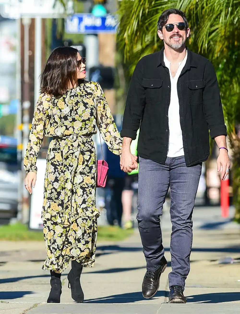 Jenna Dewan and Steve Kazee Walking On Street