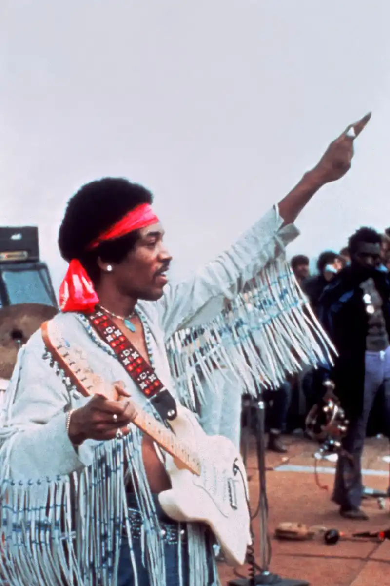 Woodstock 1969 Headliners Jimi Hendrix Woodstock