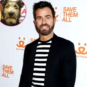 Justin Theroux Bonds With Rescue Dog Star The Lady and the Tramp