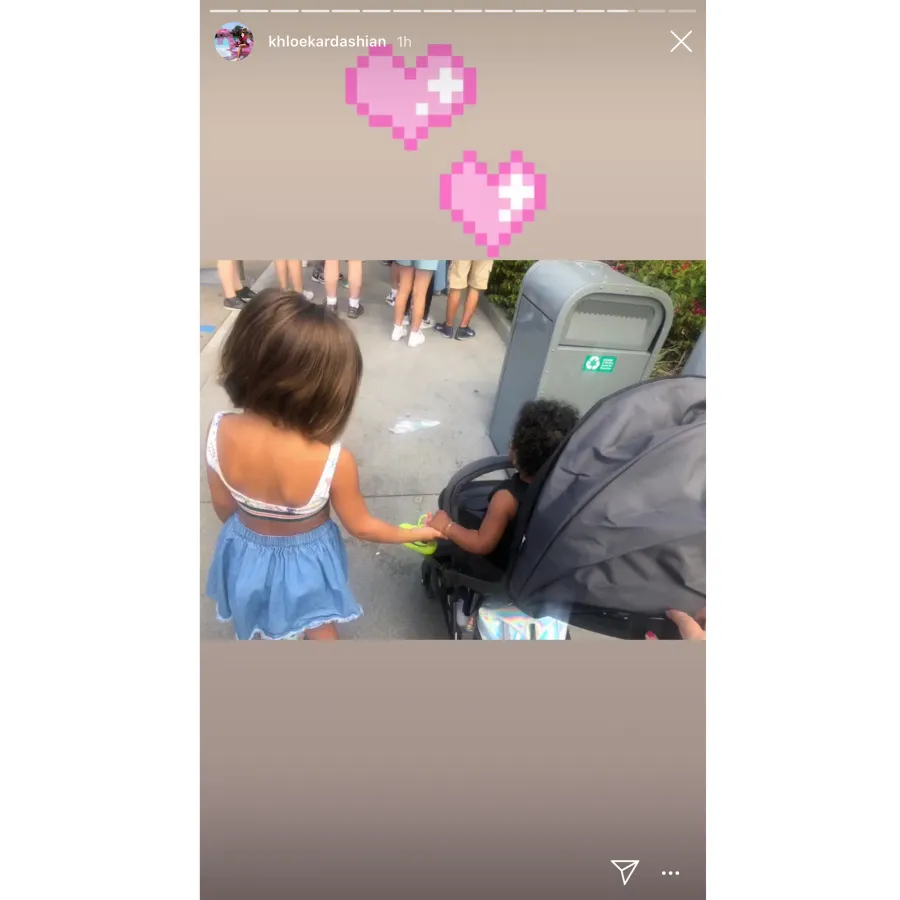Kardashian Kids Penelope and True Hold Hands