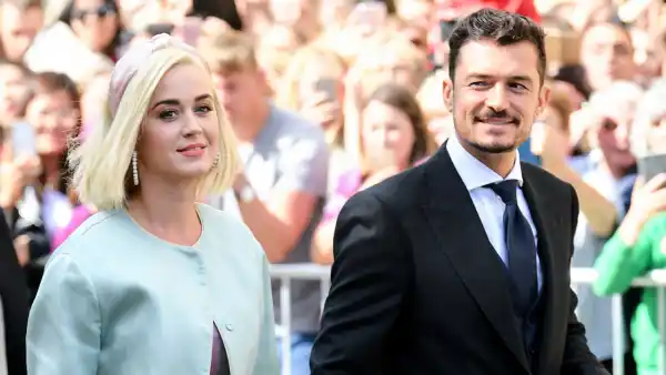 Katy Perry, Orlando Bloom Katy Perry, Orlando Bloom, Princess Beatrice and More Celebrity Guests Attend Ellie Goulding's Wedding