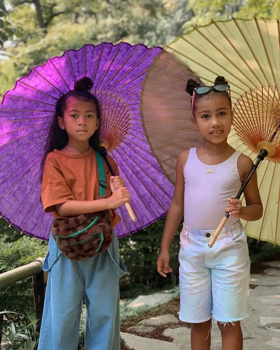 Kim Kardashian Kanye West Japan Trip Kids North