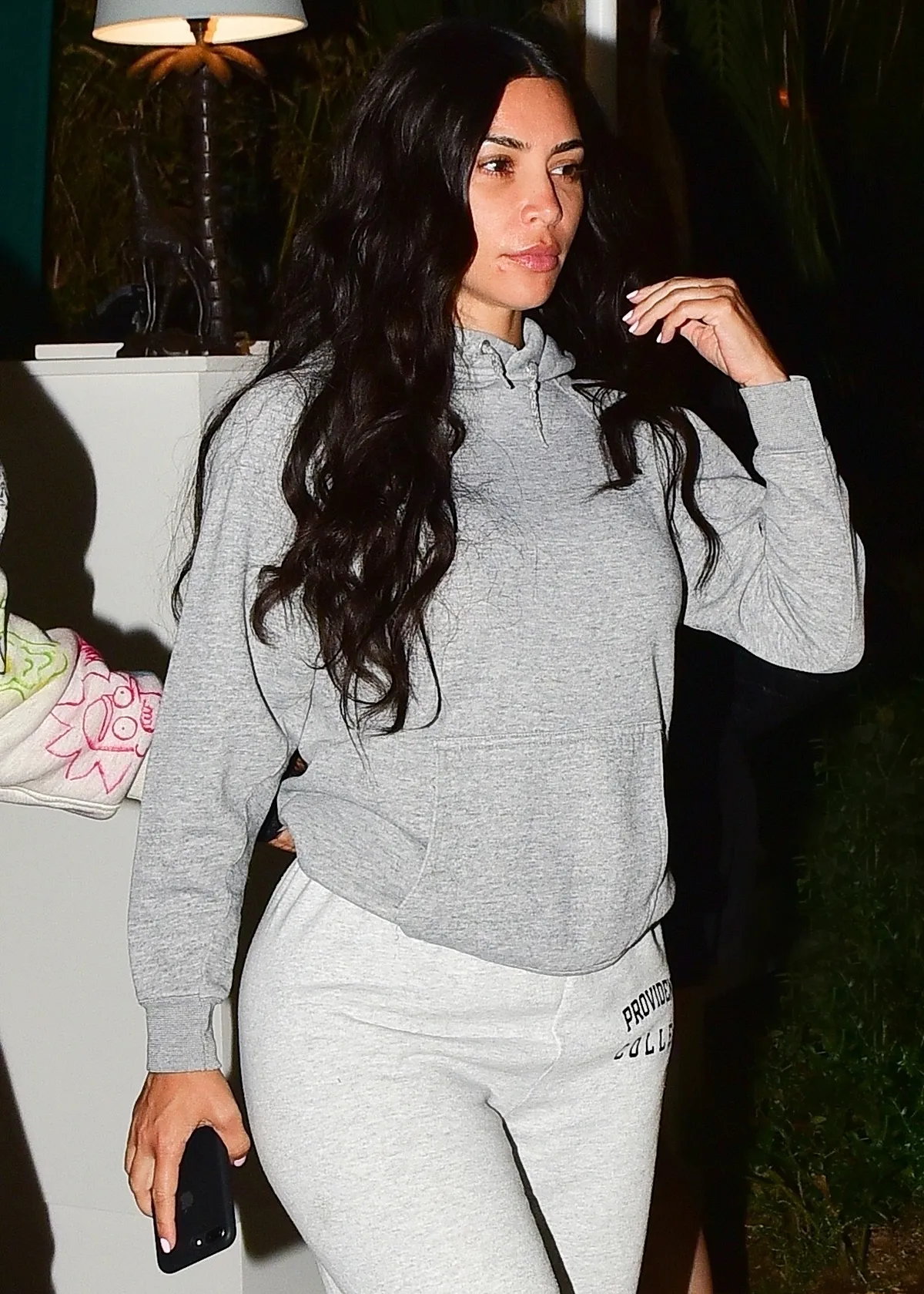 Kim Kardashian No Makeup Date Night August 18, 2019